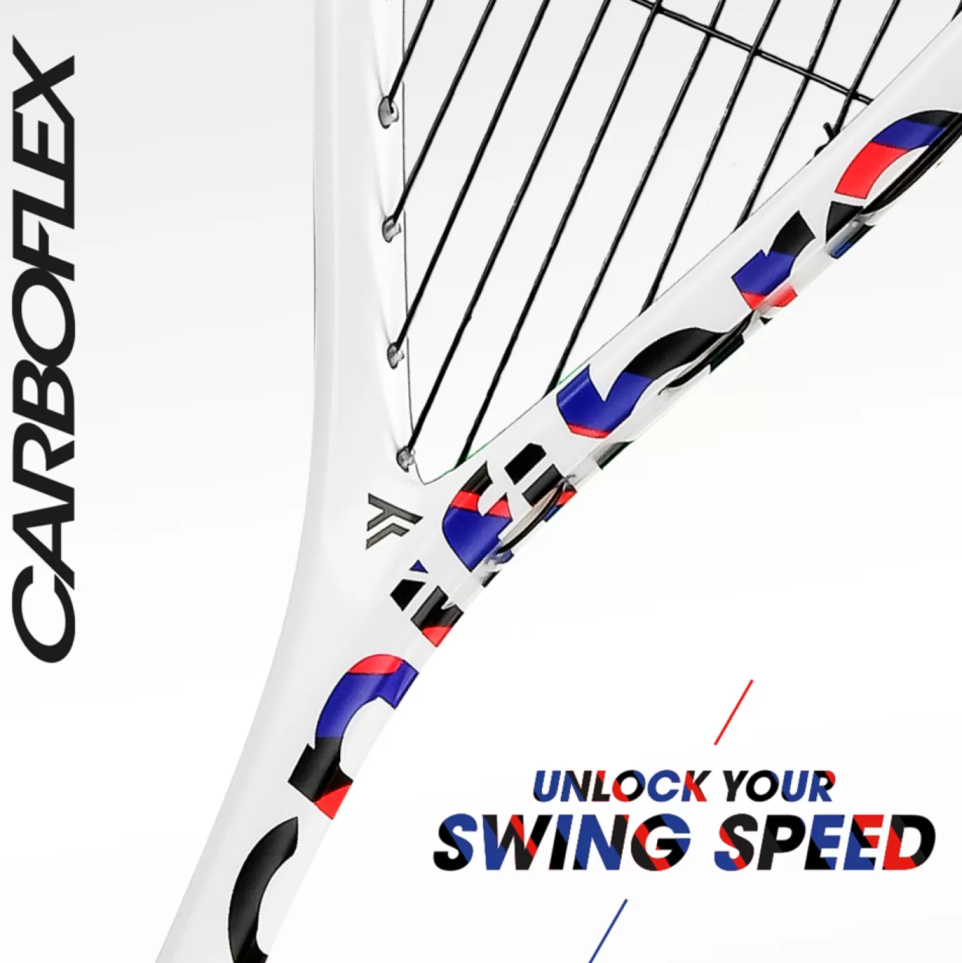 New Tecnifibre Raqueta de squash juvenil CARBOFLEX JR 2024 Encordada