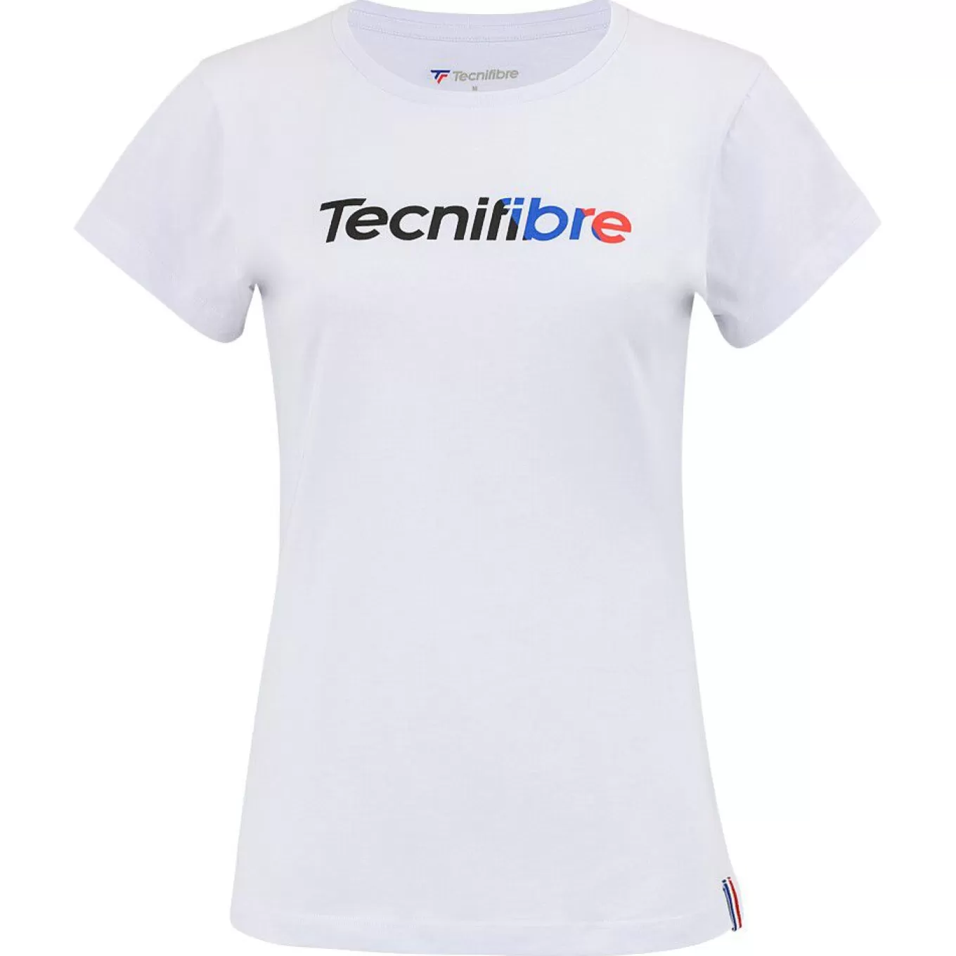 Outlet Tecnifibre W. TEAM COTTON TEE WHITE JUNIOR