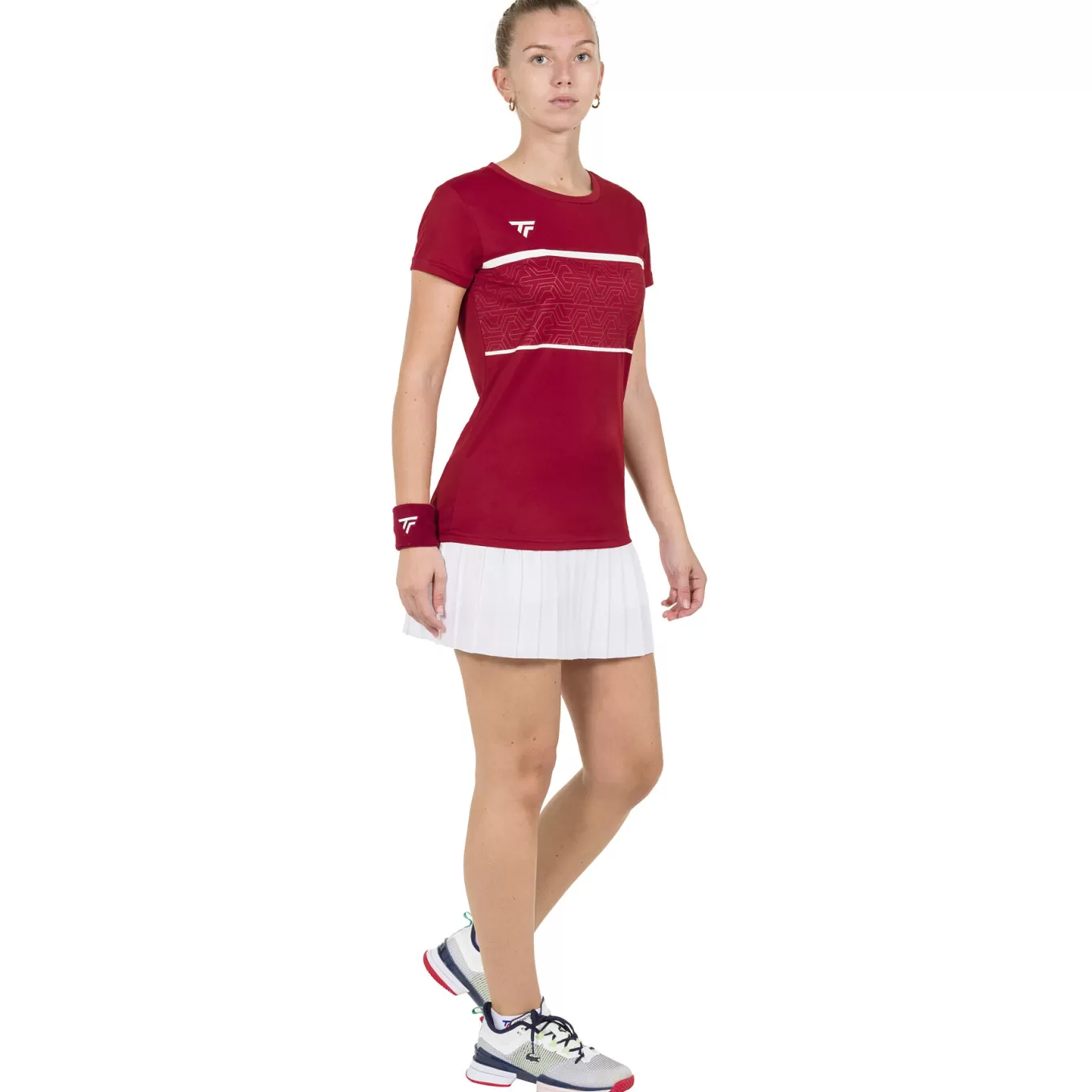 Outlet Tecnifibre W. TEAM TECH TEE CARDINAL