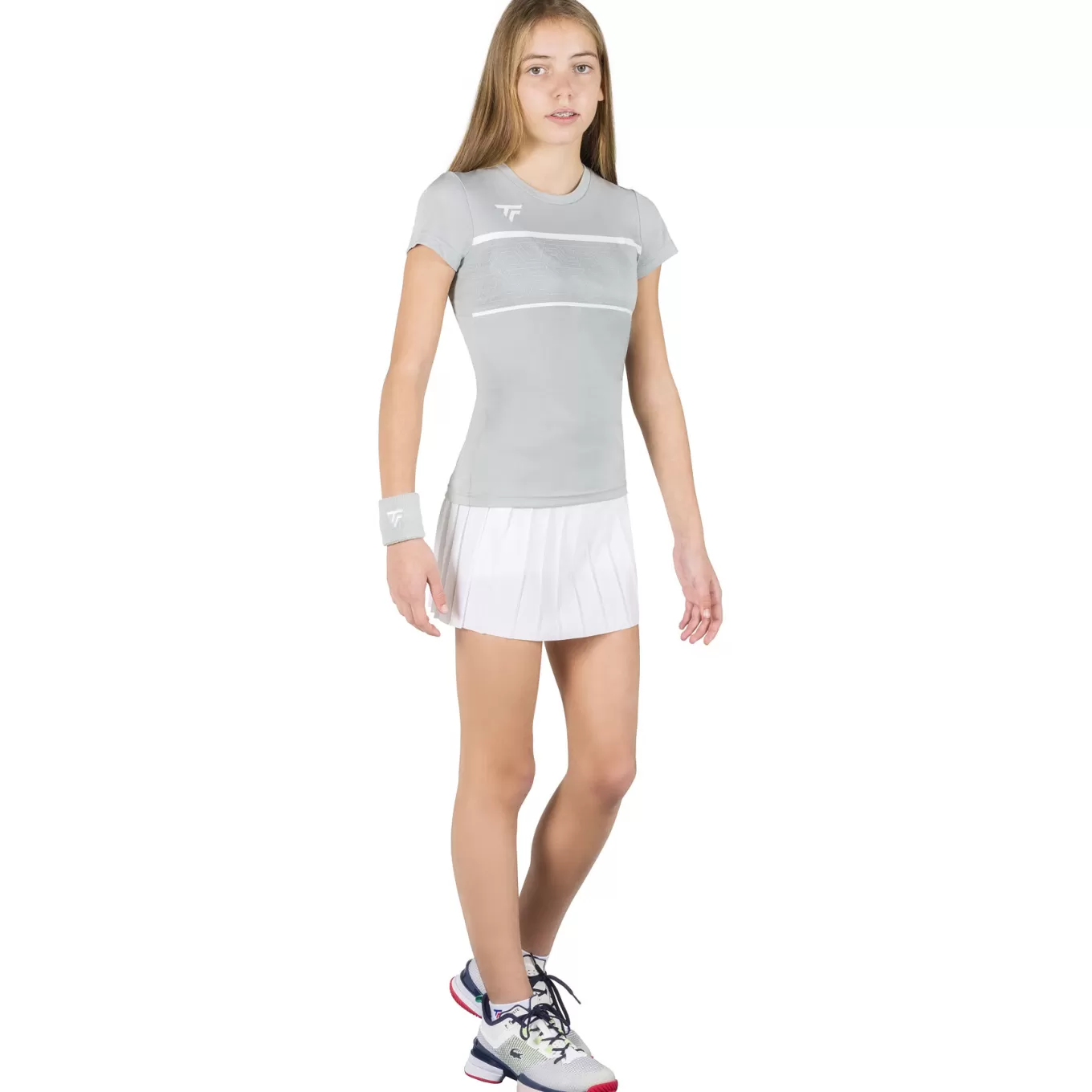 Sale Tecnifibre W. TEAM TECH TEE SILVER JUNIOR